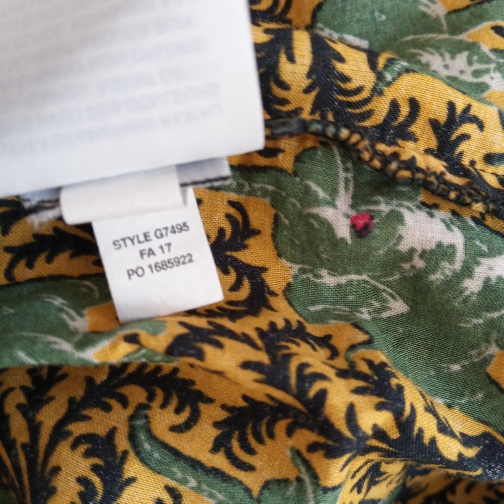 J.Crew 4 Elephant Print Ratti Top - Picture 13 of 13